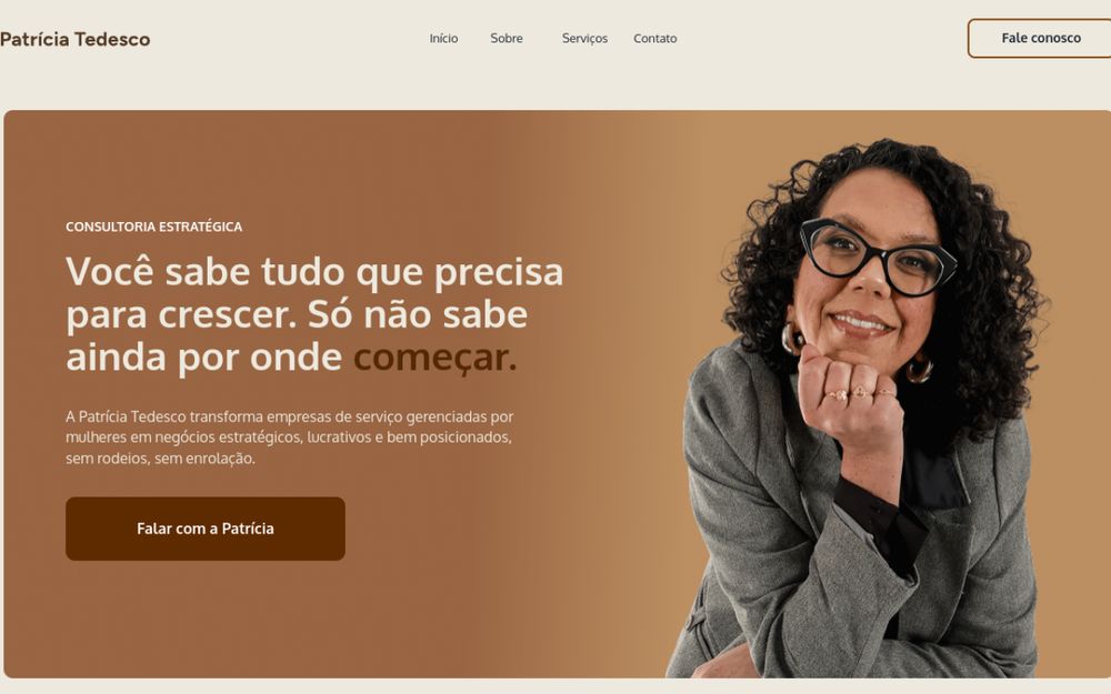 Site Patrícia Tedesco